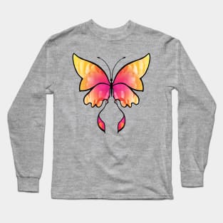 Fiery Butterfly Long Sleeve T-Shirt